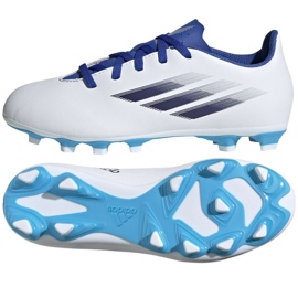 Adidas X Speedflow.4 FxG Jr GW7519 fodboldstøvler flerfarvet hvid