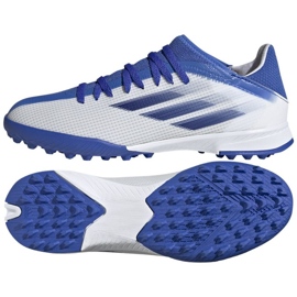 Adidas X Speedflow.3 Tf Jr GW7514 fodboldstøvler flerfarvet hvid