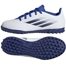 Adidas X Speedflow.4 Tf Jr GW7533 fodboldstøvler flerfarvet hvid