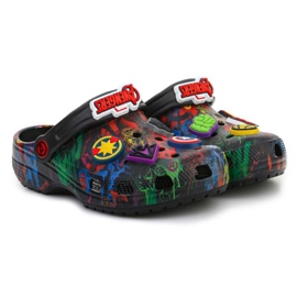 Crocs klassiske Marvel Avengers børnetræsko 207721-001 sort