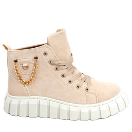 Iggy Beige ankelsneakers