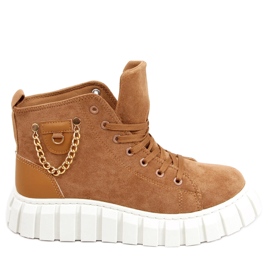 Iggy Khaki ankelsneakers brun