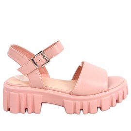 Dianne Pink højsålede sandaler lyserød