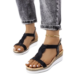 Forbes sorte damesandaler