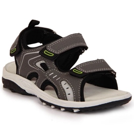 Velcro sandaler Amyerican Club Jr. AM893B grå