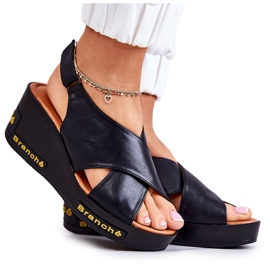 Vinceza Damesandaler med Velcro Sort Amaze