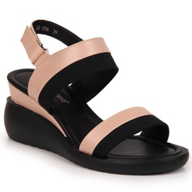 Sandaler på kile Sergio Leone W SK377A pink lyserød