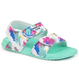 Velcro-skumsandaler American Club Jr AM882B mint blå