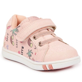 Velcro sportssko American Club Jr AM883A pink lyserød