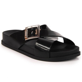 Meliski Zaxy JJ285055 sorte strandtøfler