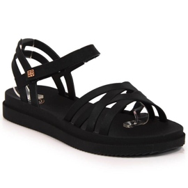 Velcro gummi sandaler Zaxy W JJ285068 sort