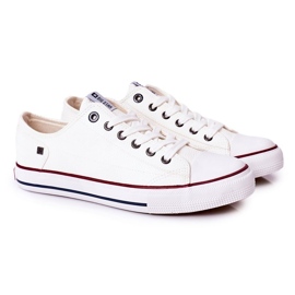 Mænds læder -sneakers Big Star II174001 Hvid
