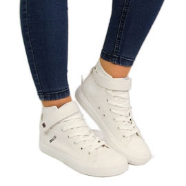 Hvide velcro sneakers Big Star V274541SS20