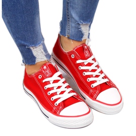 News Røde tekstil lave sneakers NYHEDER