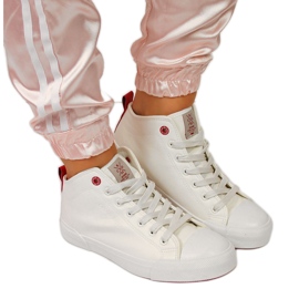 Hvide ankelhøje sneakers Cross Jeans II2R4033C