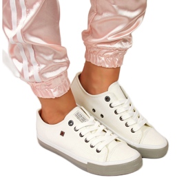 Hvidt øko læder low-top Big Star II274230