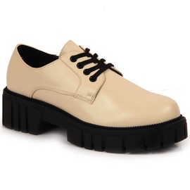 Damesko på den beige Laura La.Fi platform