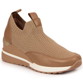 Kvinders beige kilesko Potocki