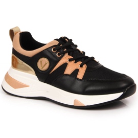 Sorte Vinceza platform sneakers til kvinder