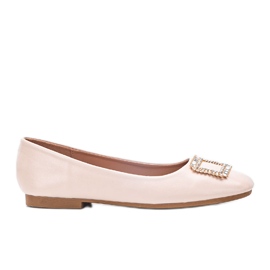 Rhonda beige ballerinaer