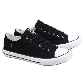 Sorte lave sneakers til mænd Big Star DD174273