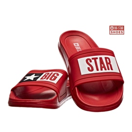 Red Big Star DD274A267 røde gummi strandtøfler