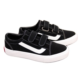 Sorte Atletico sorte velcro børnesneakers