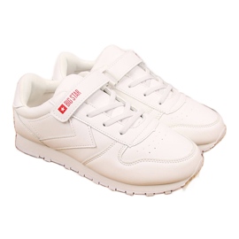 White Big Star GG374057 velcro hvide sportssko til børn