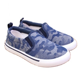 Sneakers slipper på hjemmesko til børnehave marineblå Atletico marine blå
