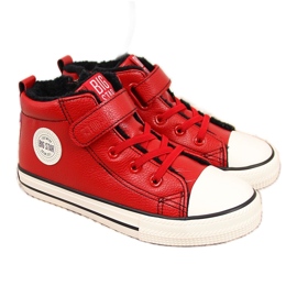 Røde isolerede børnesneakers Big Star GG374034