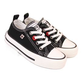 Børnesneakers lave sorte Big Star HH374090 hvid