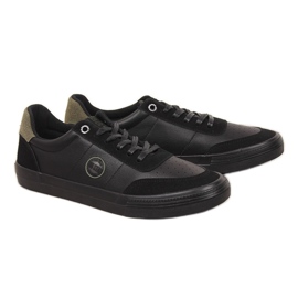 Mænds low-top øko læder sort Big Star II174008