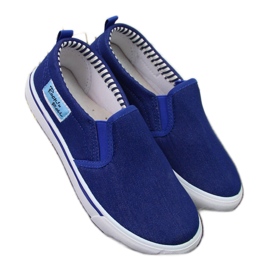 Atletico slip-on sneakers til drenge blå
