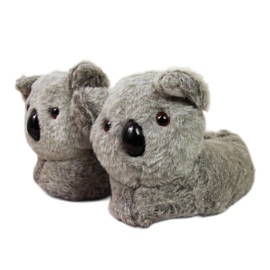 Baby hjemmesko koala kæledyr grå