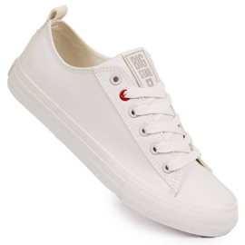 Hvide low-top sneakers til mænd Big Star JJ174001