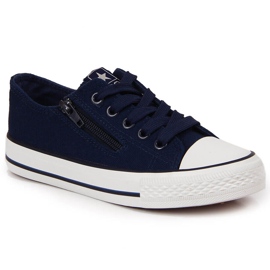 Marineblå NEWS sneakers til børn