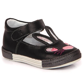 Pigesko kaniner med velcro Kornecki 6480 sort