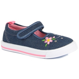 American Club jeans til pigesneakers blå