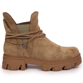 Sorte Jodhpur-støvler til kvinder, beige, Filippo