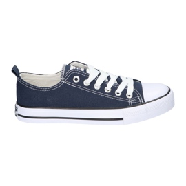 American Club Kvinders sneakers bundet amerikansk LH10 marineblå flerfarvet