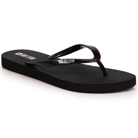 Sorte Big Star sportsflip-flops til kvinder JJ274A379