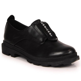 S.Barski Sorte slip-on sko til kvinder fra S. Barski
