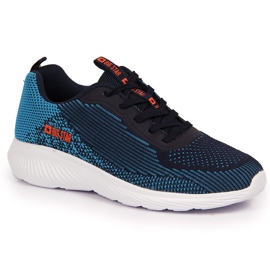 Marineblå sportssko til mænd Big Star JJ174284 marine blå