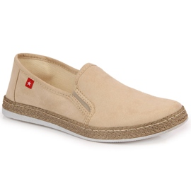 Dameespadriller slip on beige Big Star JJ276001