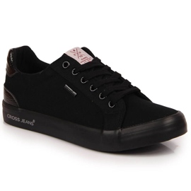 Black Cross Jeans JJ2R4039C sorte tekstilsneakers