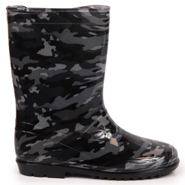 American Club sorte camo børnegalocher