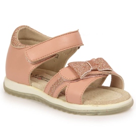 S.Barski Pink velcro sandaler til en pige S. Barski lyserød