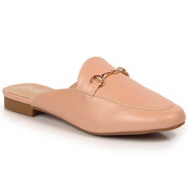 Dame hjemmesko med pink Vinceza ornament lyserød