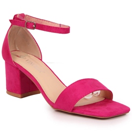 Pink Vinceza damesandaler på stolpen lyserød
