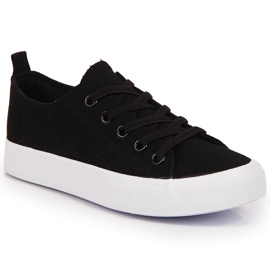 Atletico sorte tekstilsneakers